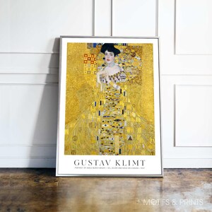 Portrait of Adele Bloch-bauer I by Gustav Klimt - Print | the Woman in ...
