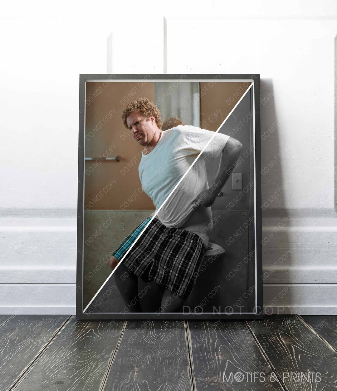 Step Brothers Toilet Paper Scene Bathroom Humor Print Funny Bathroom  Decor Premium Quality Print