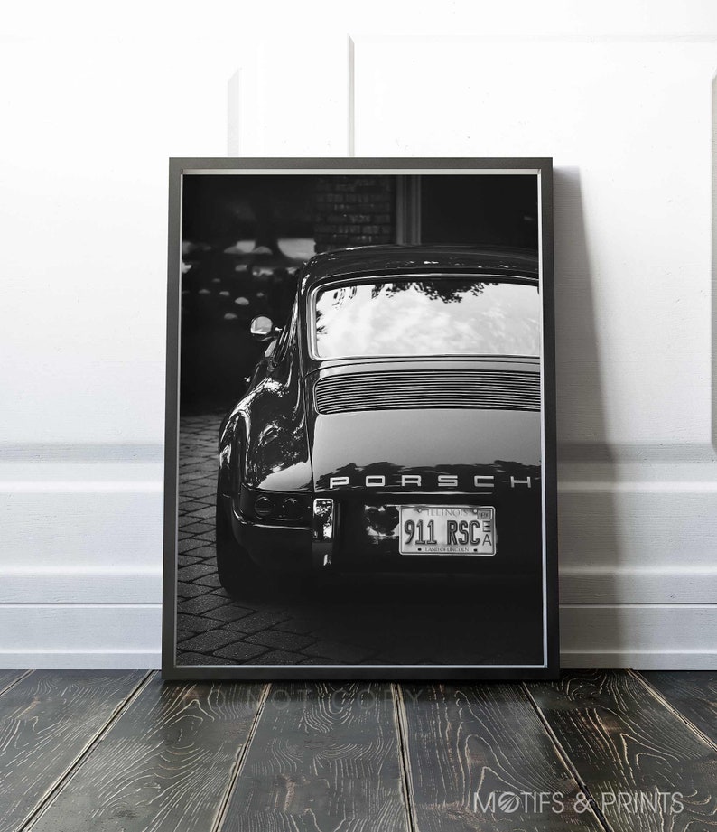 Porsche 911 Print Sport's car Automotive Premium Quality Print image 1