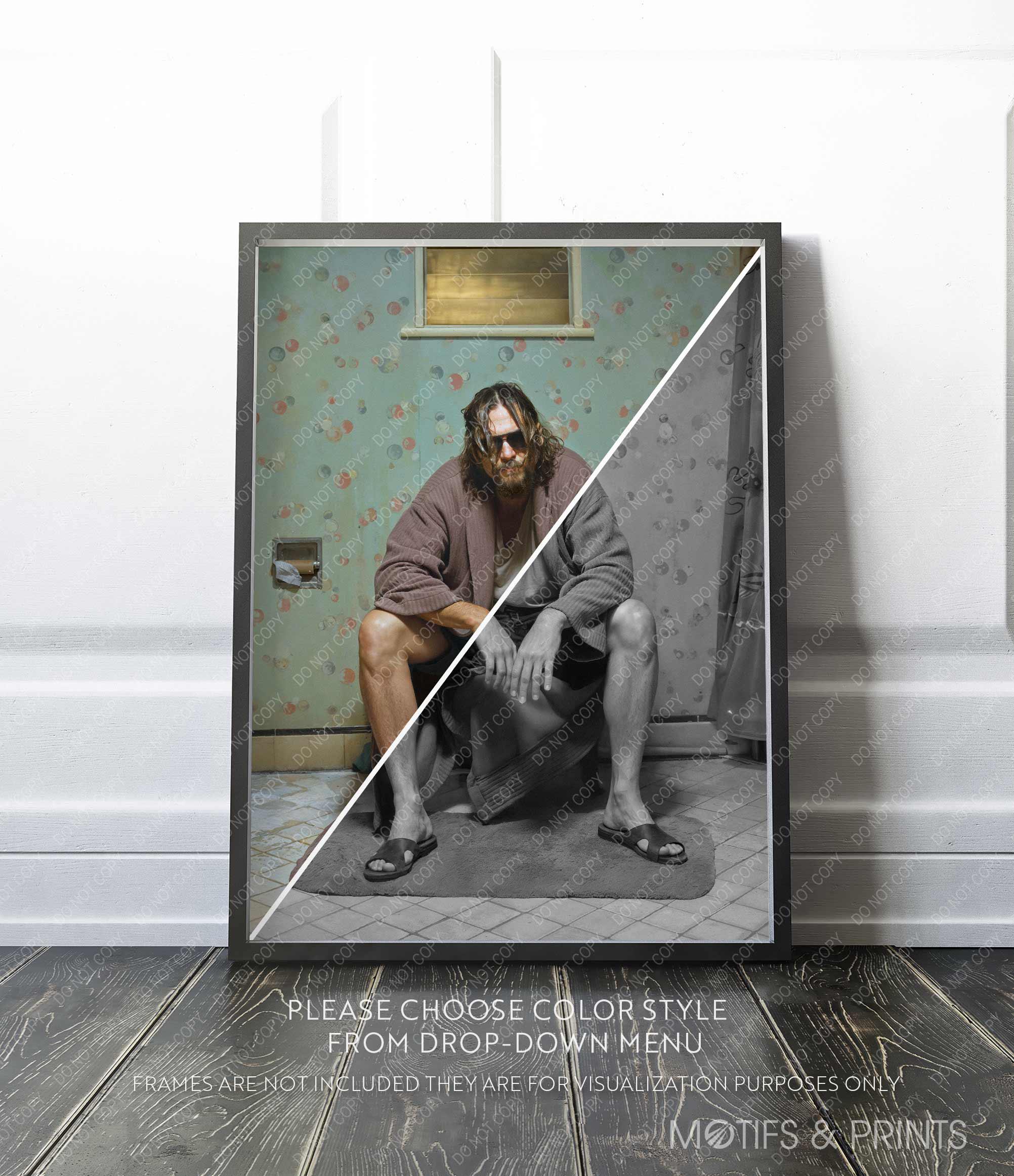 The Big Lebowski Print | Where's the Money Lebowski? | 1998 | Bathroom ...