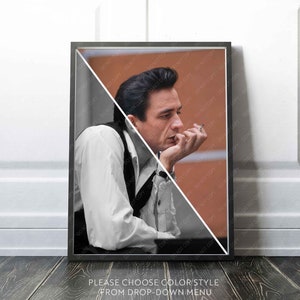 Johnny Cash Print | Vintage 1969 | Premium Quality Print