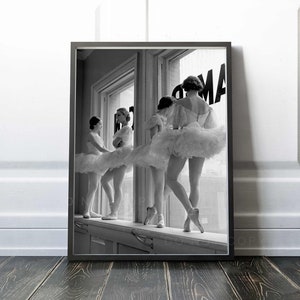 Ballerinas of the American Ballet | Rehearsal at George Balanchine&#39;s School of American Ballet | New York City, 1936 | Premium Quality Print
