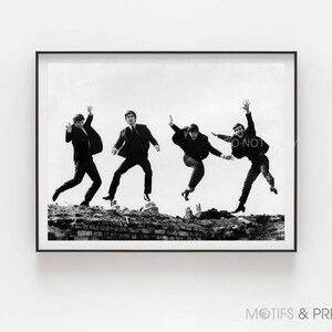 The Beatles Print | Beatles Jumping 1963 | Twist & Shout EP cover | Premium Quality Print image 3