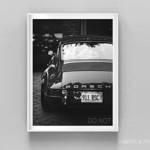 Porsche 911 Print Sport's car Automotive Premium Quality Print image 4