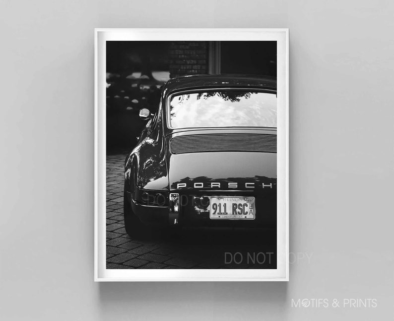 Porsche 911 Print Sport's car Automotive Premium Quality Print image 4