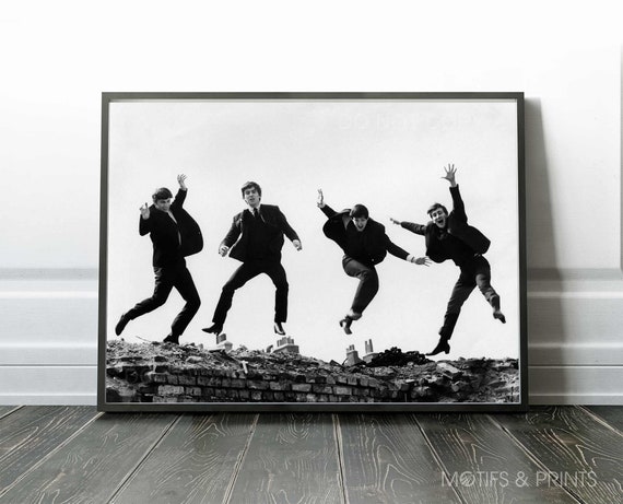 The Beatles Print | Beatles Jumping 1963 | Twist & Shout EP Cover