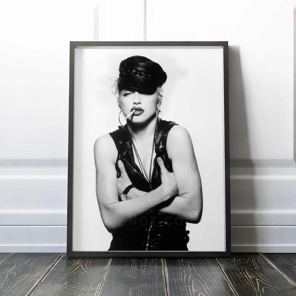 Madonna Print | 1990 Justify my love Album | Poster | Premium Quality Print