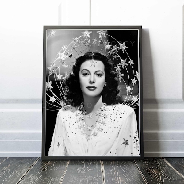 Hedy Lemarr Print | Österreichisch-amerikanische Filmschauspielerin als Sandra Kolter in dem MGM Film von 1941 Ziegfeld Girl | Hochwertiger Druck