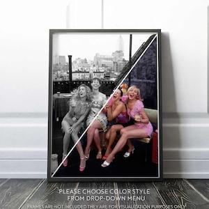 Sex in the City Print |  Rooftop party scene | Premium Quality Print