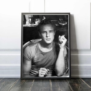 Marlon Brando Print / Un tram che si chiama Desire 1951 / / Vintage / Stampa di qualità premium