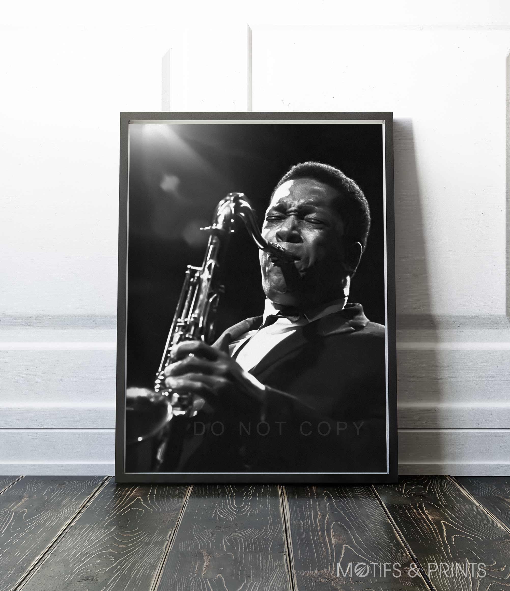 JOHN COLTRANE JAZZ — PALETTE KNIFE Oil Painting On Canvas By Leonid Afremov  - Size 24\, image size:2004x2324