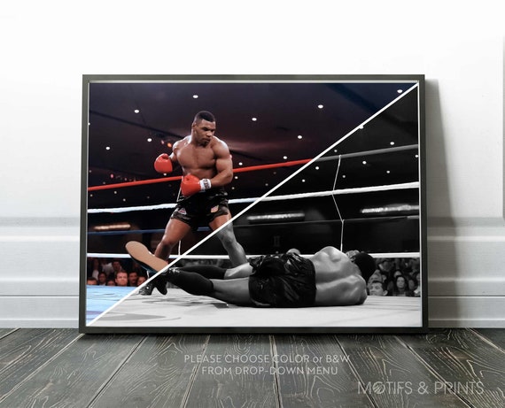 Buster Douglas v Mike Tyson Canvas Print & Poster