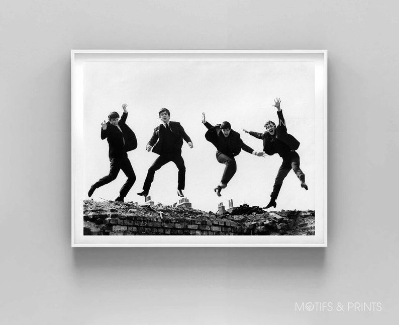 The Beatles Print | Beatles Jumping 1963 | Twist & Shout EP cover | Premium Quality Print image 4