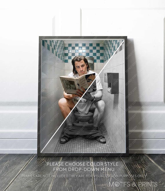 パルプ・フィクション プリント | トイレシーン ジョン・トラボルタ