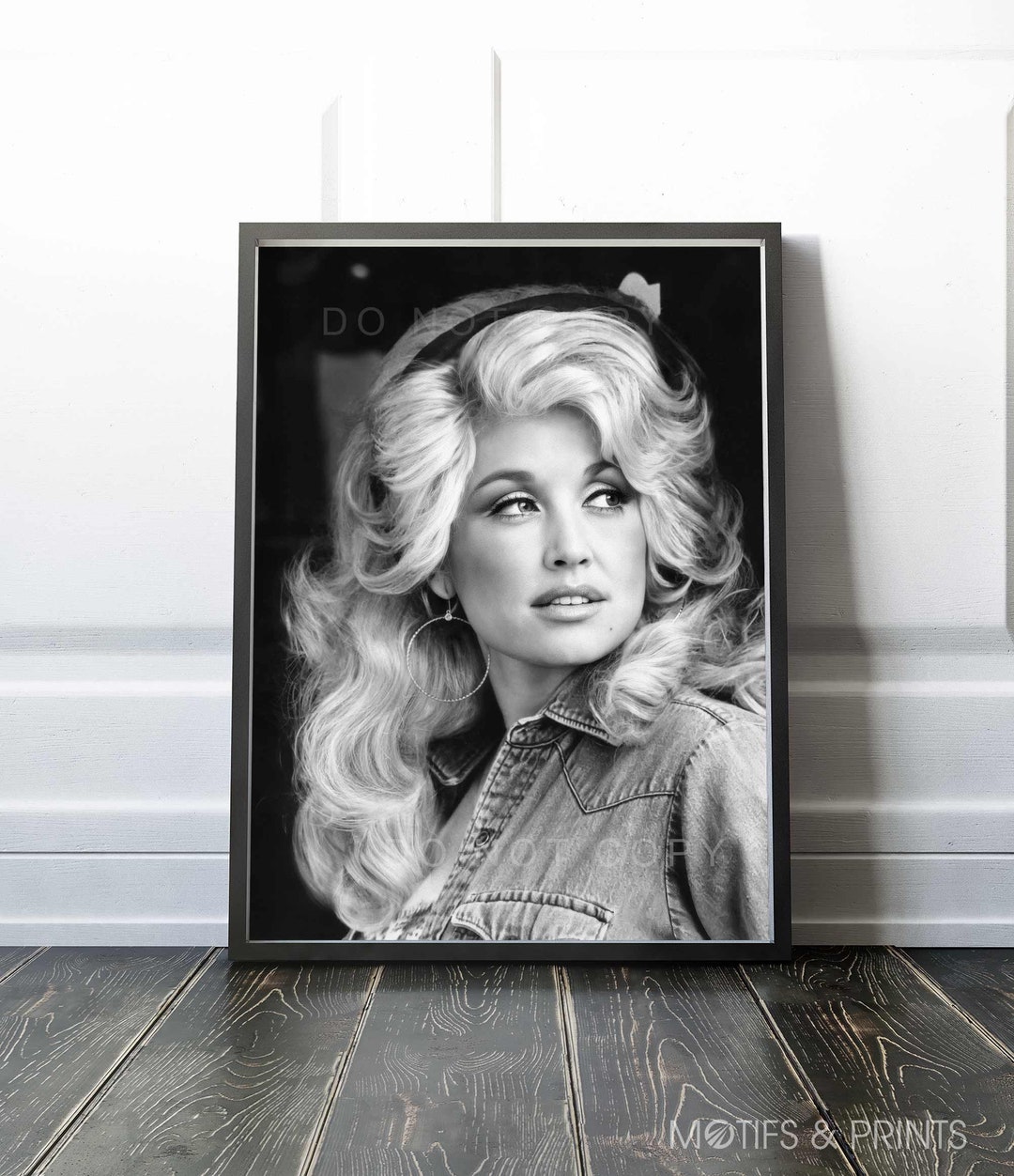 Dolly Parton Print | Dolly Parton Portrait 1976 New York City | Vintage
