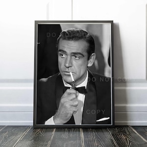 Bond, James Bond. | Sean Connery in Dr. No 1962 | Iconic Scene | Premium Quality Print