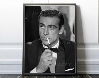 Bond, James Bond. | Sean Connery in Dr. No 1962 | Iconic Scene | Premium Quality Print