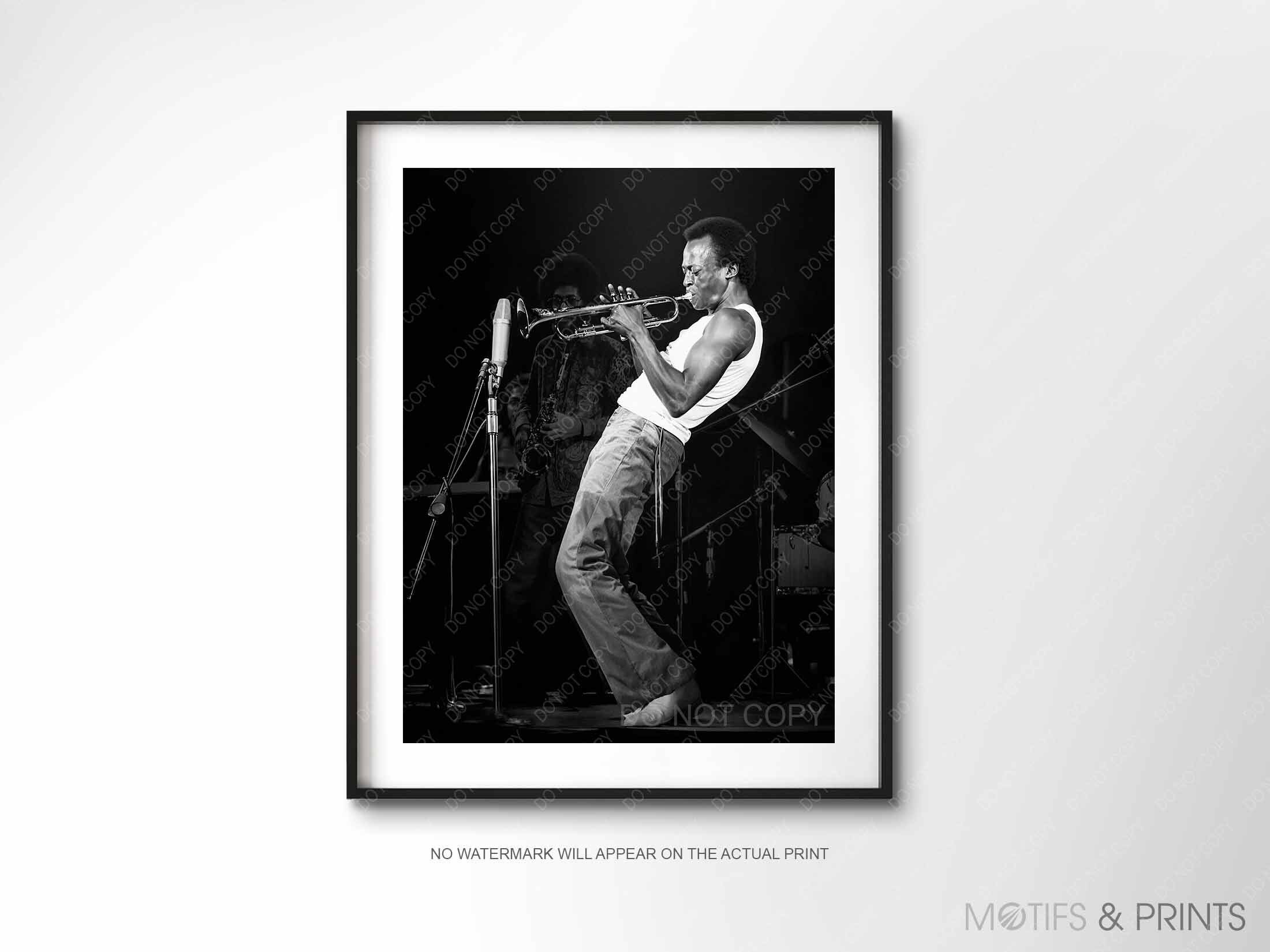 Miles Davis Print | 1970 at the Tanglewood Music Festival