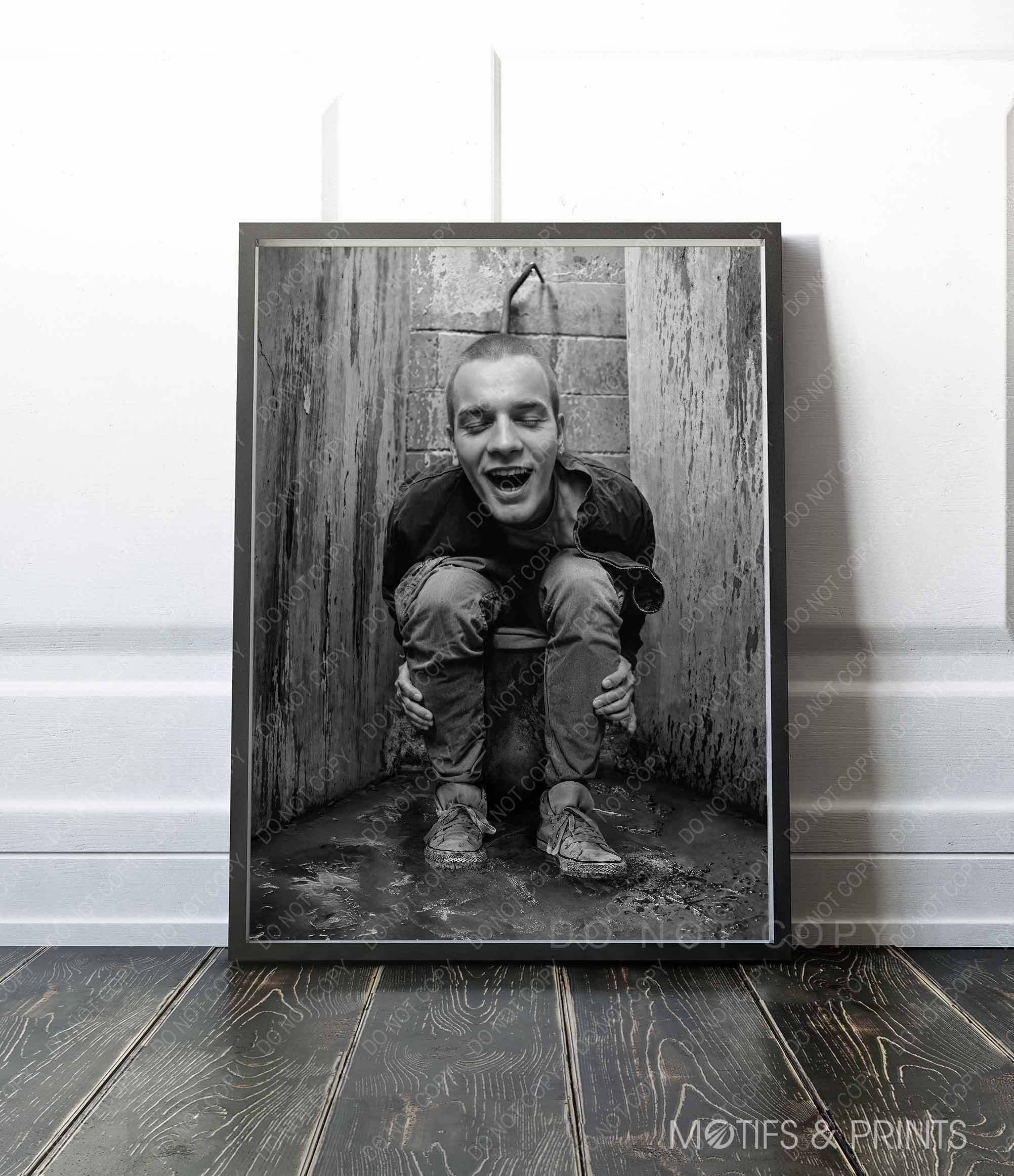 トレインスポッティング プリント | トイレシーン ユアン・マクレガー