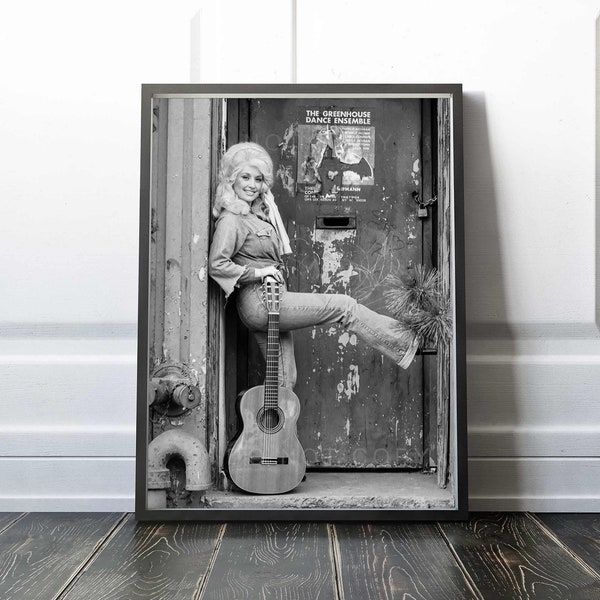 Dolly Parton Imprimer | Un chanteur country pose pour un portrait | 1976 New York | | vintage Impression de qualité supérieure