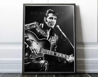 ヴィンテージポスター エルヴィス・プレスリー ザ・キング ライブオン