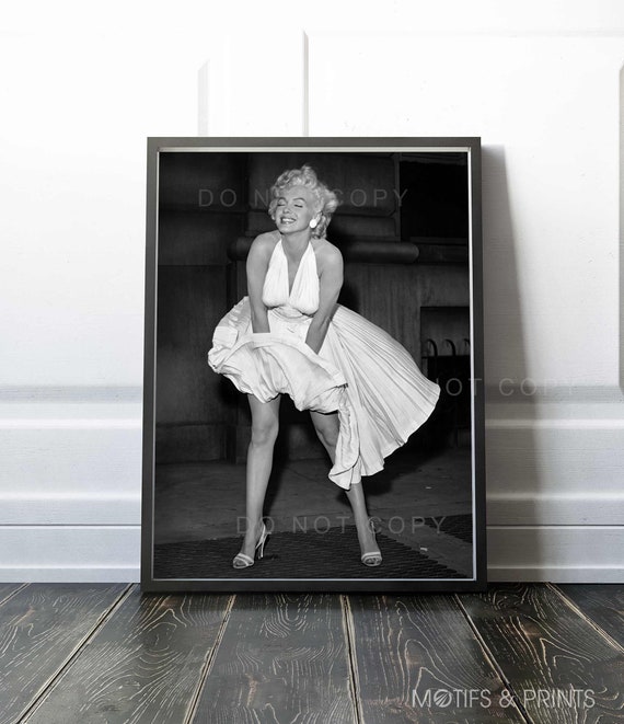 Marilyn Monroe Imprimer Photo embl matique de la jupe volante de