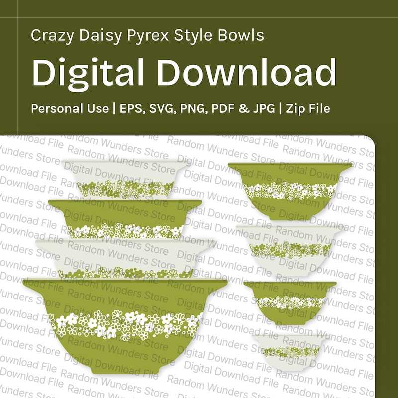 Pyrex Daisy Pattern - Etsy