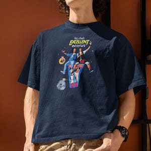 T-shirt Bill & Ted's Excellent Adventure - Bleu - Taille M - Occasion Très Bon état - Loot Crate