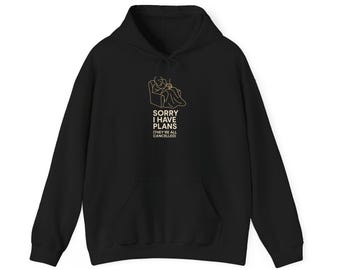 Lo siento, tengo planes (todos cancelados) / Sudadera divertida para introvertidos