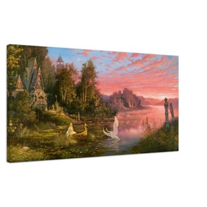 Painting of Hyperborea by Alexander Uglanov on Canvas