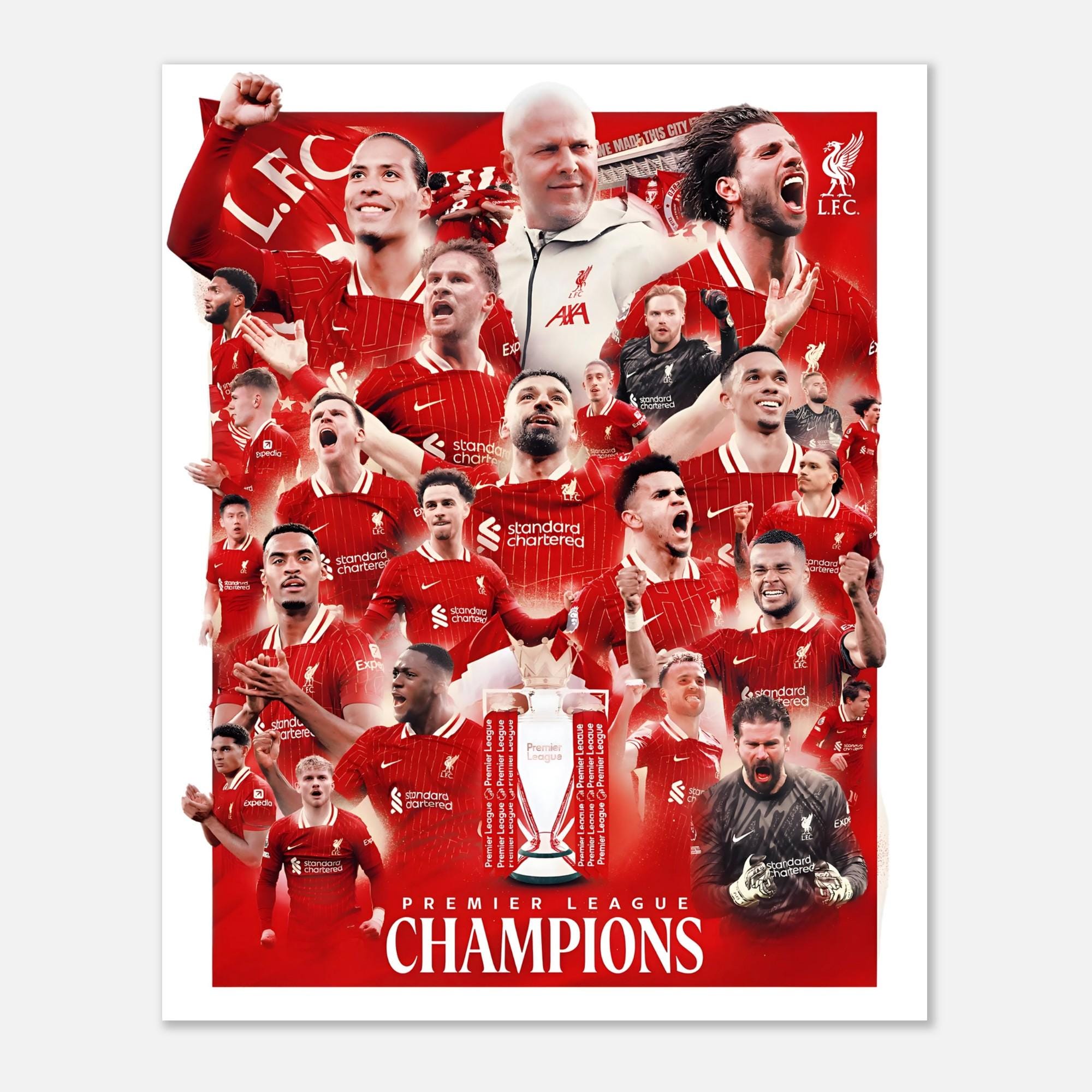 Liverpool 19/20プレミアリーグ優勝 フォトフレーム Liverpool 19/20