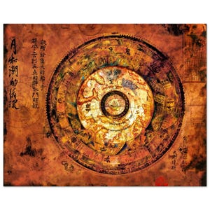 The Mao Kun Map - Fluch der Karibik: At World's End - Super HD Map Print on Premium Matte