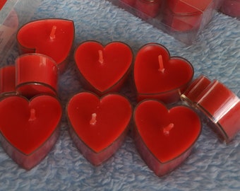 Floating Tealight Candles Red Love Heart Shape Romantic Valentine Gift Decor Home-made