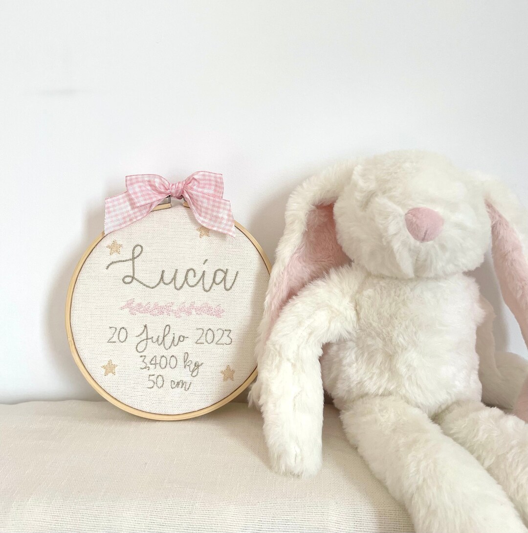 Baby Embroidery Frame. Newborn Gift. Gifts for Babies. Baby Room