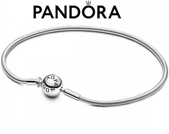 Pandora Timeless Pavé Cuban Chain Bracelet, Sterling silver