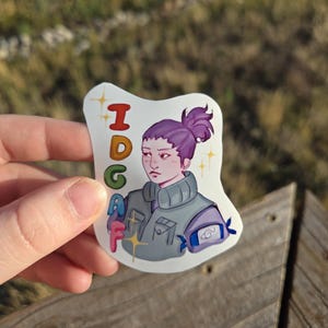 idgaf Shika sticker