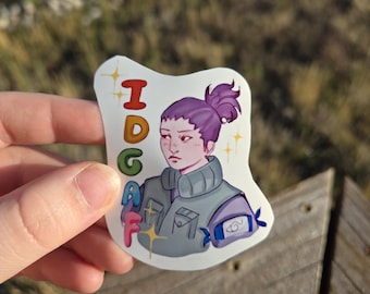 idgaf Shika sticker