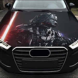 Darth Vader Car Hood Wrap Full Color Vinyl Decal Star Wars Sticker