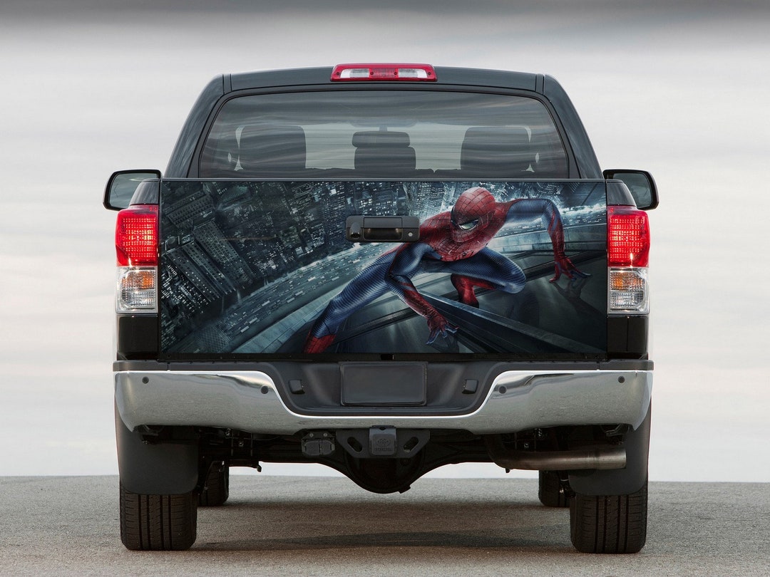 Tailgate Vinyl Wrap Full Color Graphics Decal Spiderman Trunk Sticker