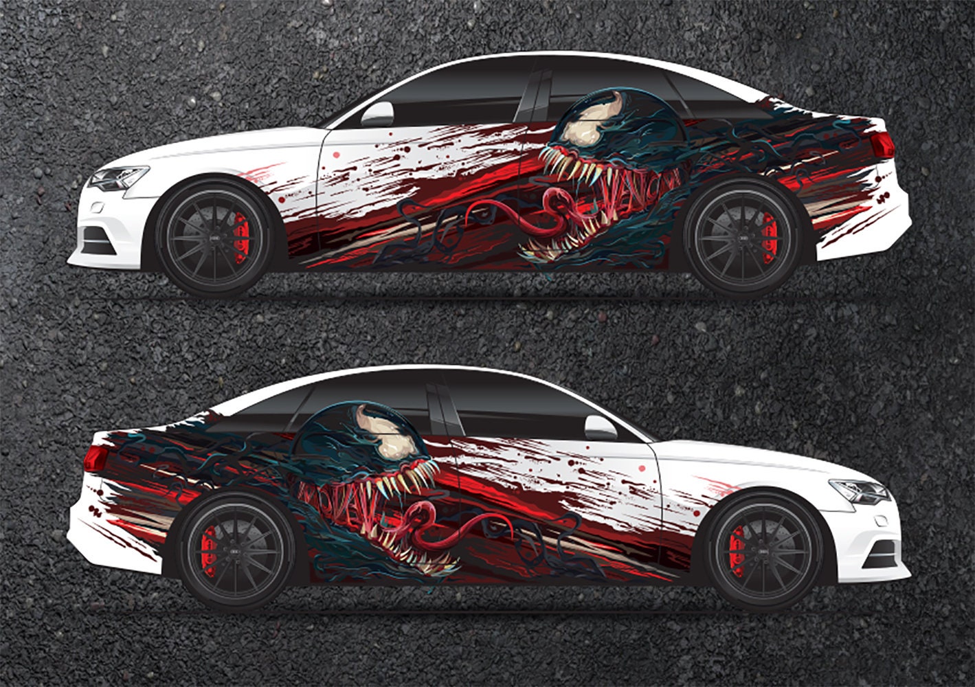 Venom car sticker deals