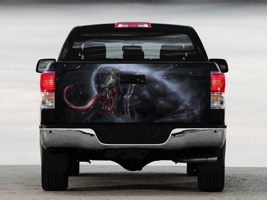 Tailgate Vinyl Wrap Full Color Graphics Decal Venom Trunk Sticker Etsy
