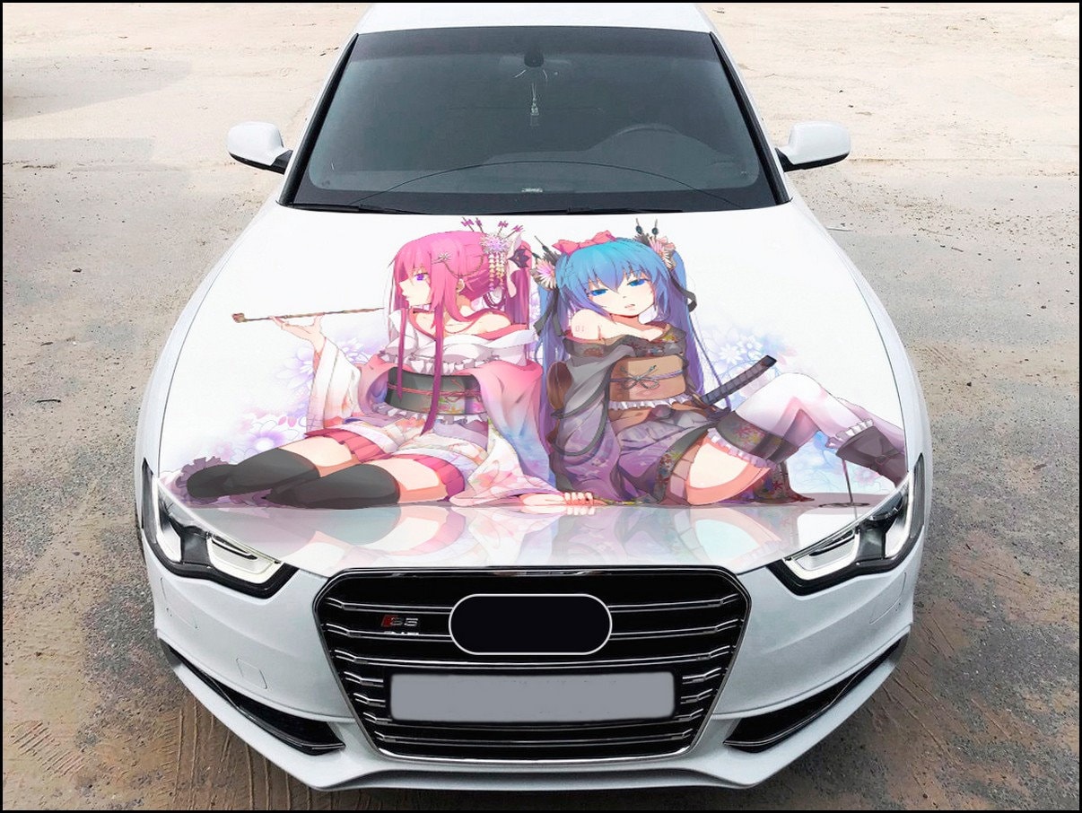 Sexy Anime Girl Car Stickers Japanese Car Painting Manga Decals Large  Vehicle Graphics Manga Theme Side Car Stickers Anime Decal  Car Body Film   AliExpress