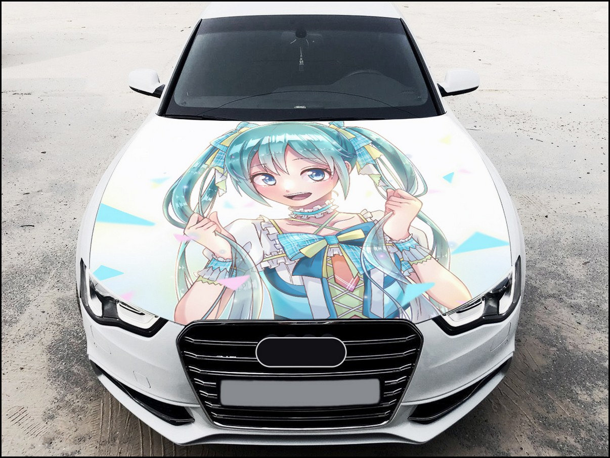 Large anime car decals discount