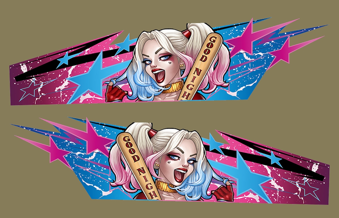 Harley Quinn Car Decal