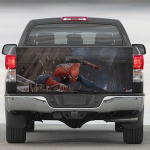 Tailgate Vinyl Wrap Full Color Graphics Decal Spider-man Trunk Sticker #3