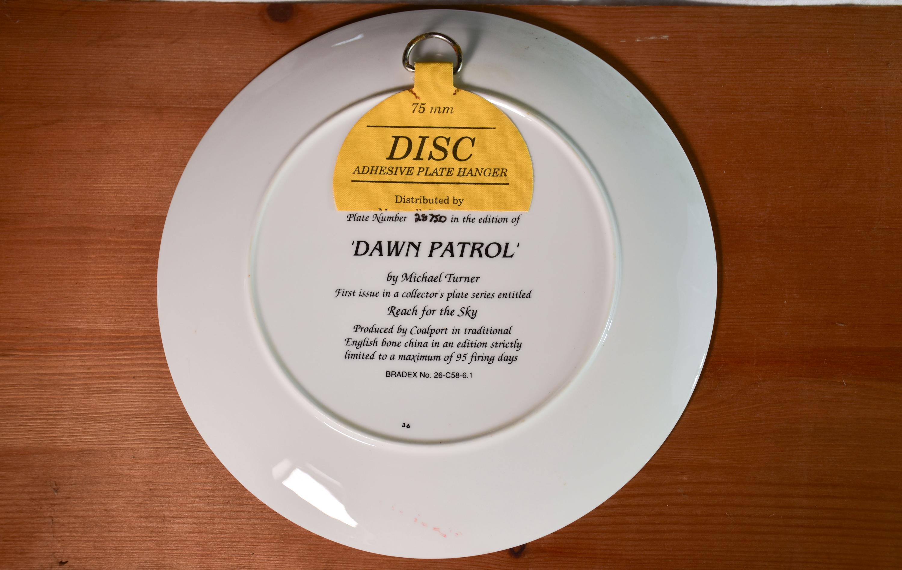 Coalport Collectors Plate - Dawn Patrol - Etsy UK