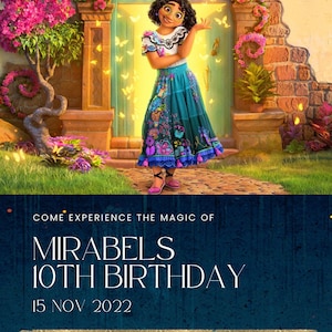 Encanto Birthday Evite