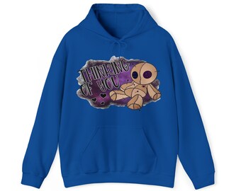 Tänker på dig Voodoo Doll Unisex Heavy Blend™ Huvtröja