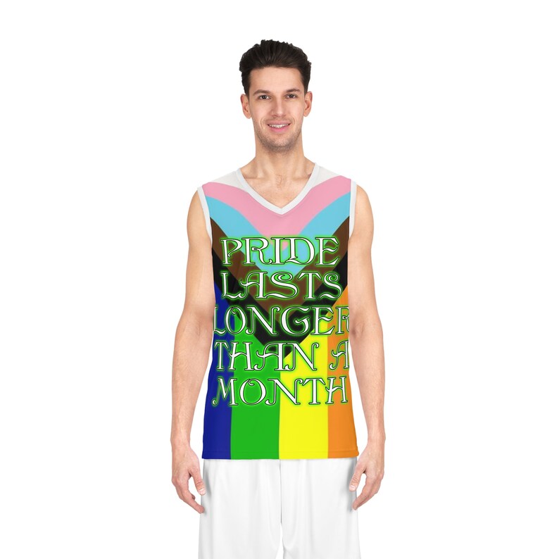 LGBTQ Pride Basketball Jersey AOP - Etsy