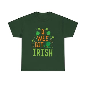 Camiseta del día de San Patricio, camiseta irlandesa, camiseta unisex informal, ropa de celebración, regalo de orgullo irlandés, camiseta con gráficos divertidos
